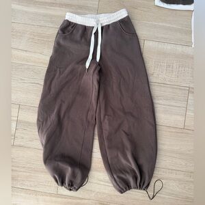 Edikted Brown Jogger Pants